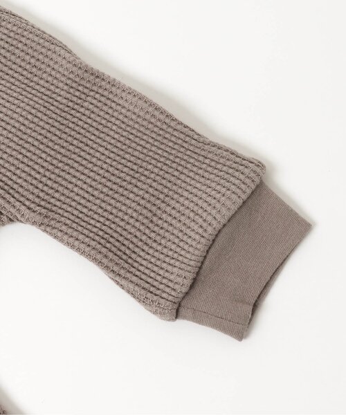 apres les cours（アプレレクール）の「ワッフル耳付きモンキーパンツ 9分丈（その他ベビーウェア・キッズ・ブラウン/ベージュ・80/70）」の10枚目の写真