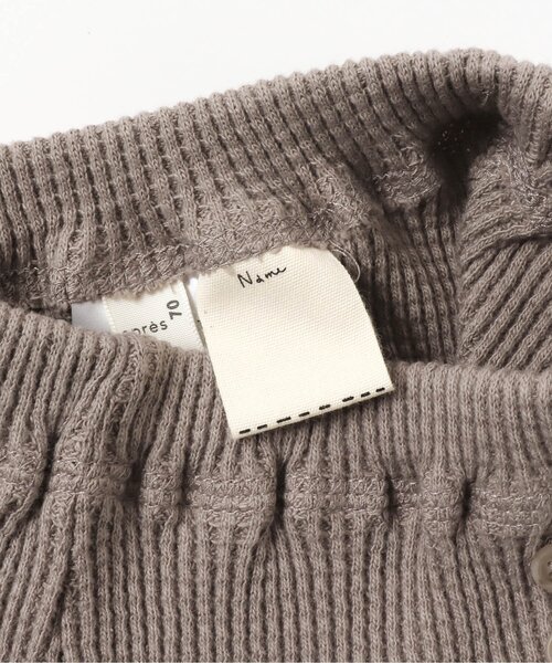 apres les cours（アプレレクール）の「ワッフル耳付きモンキーパンツ 9分丈（その他ベビーウェア・キッズ・ブラウン/ベージュ・80/70）」の11枚目の写真