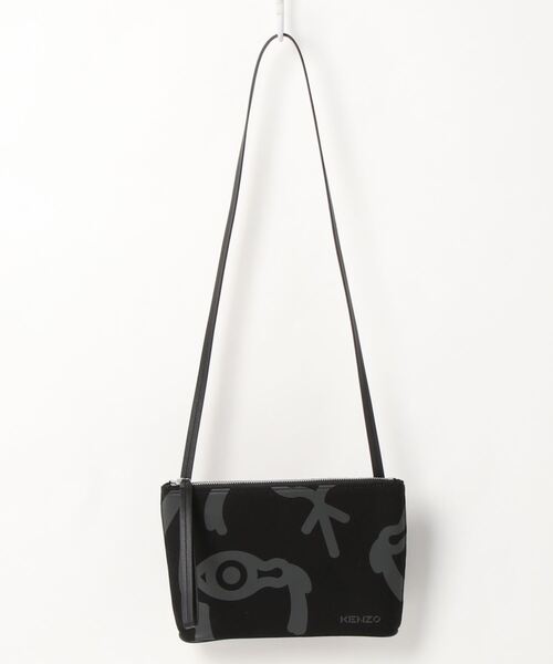 KENZO(ケンゾー)の「Kenzo Ark K-Tiger キャンバス ショルダーストラップ ポーチ(クラッチバッグ・レディース・ブラック系その他/ブルー系その他・ONE SIZE)」の1枚目の写真