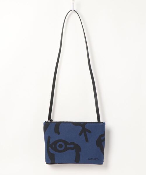 KENZO(ケンゾー)の「Kenzo Ark K-Tiger キャンバス ショルダーストラップ ポーチ(クラッチバッグ・レディース・ブラック系その他/ブルー系その他・ONE SIZE)」の7枚目の写真
