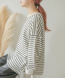ITEMS URBANRESEARCH | オーバーサイズボーダースウェット(スウェット)