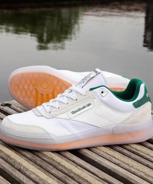 Reebok(リーボック)の「クラブシー レガシー / Club C Legacy Shoes(スニーカー・メンズ・ホワイト×グリーン・23.0cm/23.5cm/24.0cm/24.5cm/25.0cm/25.5cm/26.0cm/26.5cm/27.0cm/27.5cm/28.0cm/28.5cm/29.0cm)」の10枚目の写真
