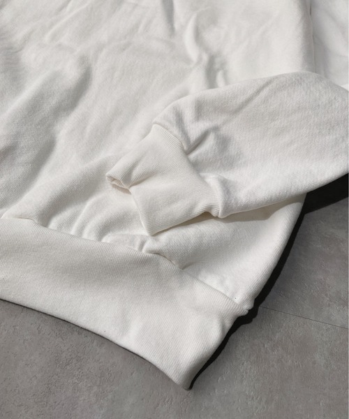 LOS ANGELES APPAREL（ロサンゼルスアパレル）の「LOS ANGELES APPAREL (ロサンゼルスアパレル) / ヘビーウェイト クルーネックスウェット 14oz. Heavy Fleece Pullover Crewneck Sweatshirt（スウェット・メンズ・ブラック/ホワイト/アッシュ・M/L/XL/S）」の12枚目の写真