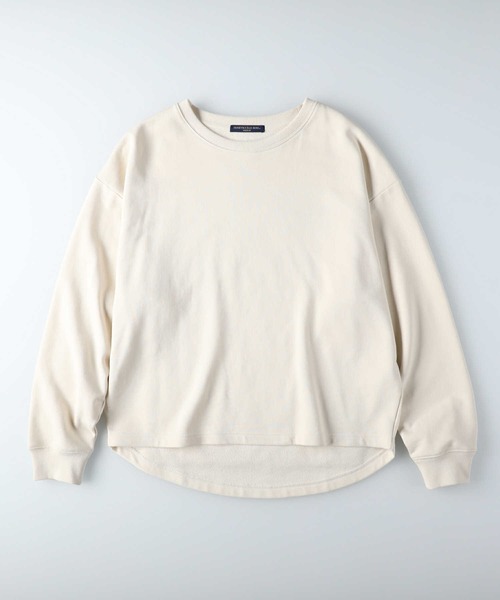 HONEYSUCKLE ROSE（ハニーサックルローズ）の「【HONEYSUCKLE ROSE】ビッグプリントスウェット（スウェット・レディース・パープル/ブラック/オフホワイト/ライトベージュ/ブルー/ホワイト・L/M）」の12枚目の写真