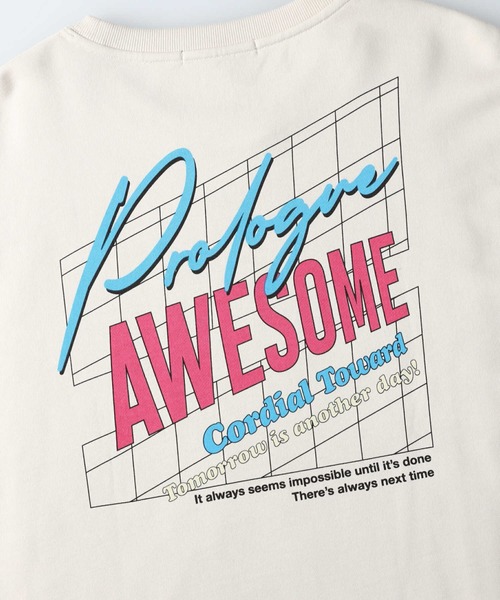 HONEYSUCKLE ROSE（ハニーサックルローズ）の「【HONEYSUCKLE ROSE】ビッグプリントスウェット（スウェット・レディース・パープル/ブラック/オフホワイト/ライトベージュ/ブルー/ホワイト・L/M）」の16枚目の写真