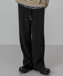 FOLLOWIN | 【UNISEX】ウエストゴムコーデュロイワイドパンツ(スラックス)