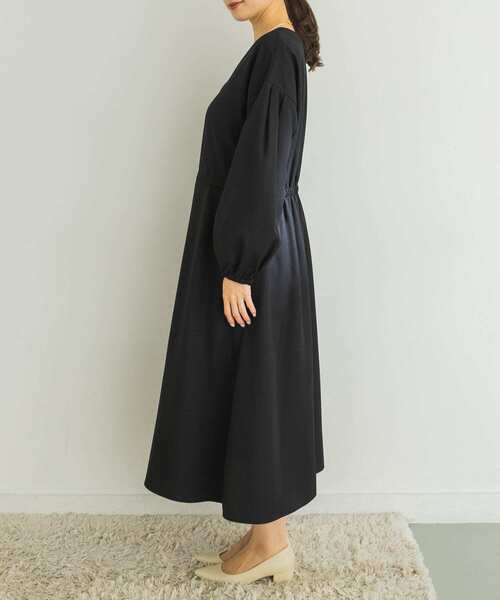 URBAN RESEARCH（アーバンリサーチ）の「ドロストワンピース（ワンピース・レディース・ベージュ/ブラック/ライトカーキ・FREE）」の20枚目の写真