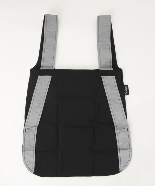 Notabag(ノットアバッグ)の「ノットアバッグ リフレクティブ バックパック 折り畳み NOTABAG REFLECTIVE エコバッグ(エコバッグ/サブバッグ・レディース・イエロー/ブルー/ブラック・FREE)」の4枚目の写真
