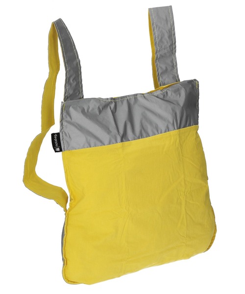 Notabag(ノットアバッグ)の「ノットアバッグ リフレクティブ バックパック 折り畳み NOTABAG REFLECTIVE エコバッグ(エコバッグ/サブバッグ・レディース・イエロー/ブルー/ブラック・FREE)」の3枚目の写真