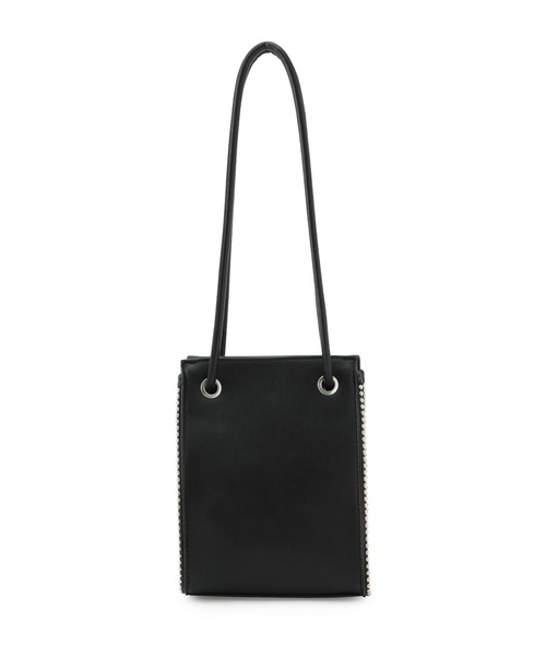 MADEMOISELLE ROPE'（マドモアゼル ロペ）の「【2WAY】ボールチェーントリムバッグ（ハンドバッグ・レディース・ブラック/ベージュ系その他・FREE）」の9枚目の写真