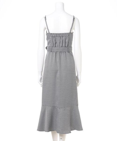 Allamanda（アラマンダ）の「共ベルト付きマーメイドジャンスカ（ジャンパースカート・レディース・インディゴブルー/その他11/ブラウン系その他2・M）」の13枚目の写真