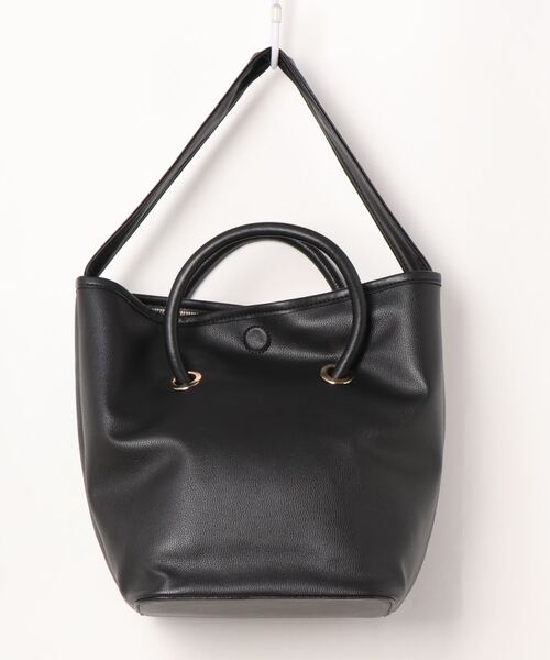 Te chichi TERRASSE（テチチテラス）の「マルチウェイバッグ（トートバッグ・レディース・ピンク/ブラック・ﾌﾘ-）」の8枚目の写真