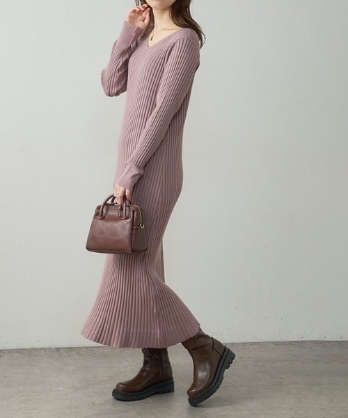 natural couture（ナチュラルクチュール）の「厚底ロングブーツ（ブーツ・レディース・ブラウン/ブラック・MEDIUM/LARGE）」の9枚目の写真