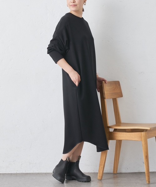 BONbazaar（ボンバザール）の「ボンディングワンピース（ワンピース・レディース・ブラック/ブルー/グレイッシュベージュ・FREE）」の16枚目の写真