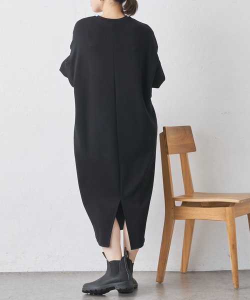 BONbazaar（ボンバザール）の「ボンディングワンピース（ワンピース・レディース・ブラック/ブルー/グレイッシュベージュ・FREE）」の13枚目の写真