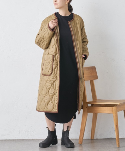 BONbazaar（ボンバザール）の「ボンディングワンピース（ワンピース・レディース・ブラック/ブルー/グレイッシュベージュ・FREE）」の10枚目の写真