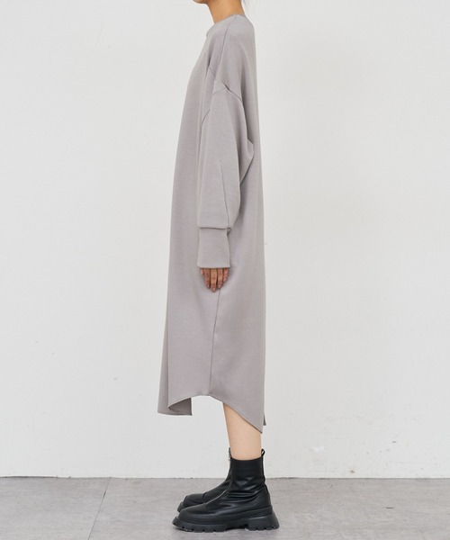 BONbazaar（ボンバザール）の「ボンディングワンピース（ワンピース・レディース・ブラック/ブルー/グレイッシュベージュ・FREE）」の5枚目の写真