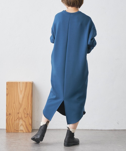 BONbazaar（ボンバザール）の「ボンディングワンピース（ワンピース・レディース・ブラック/ブルー/グレイッシュベージュ・FREE）」の15枚目の写真