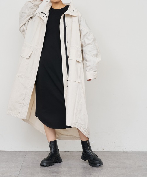 BONbazaar（ボンバザール）の「ボンディングワンピース（ワンピース・レディース・ブラック/ブルー/グレイッシュベージュ・FREE）」の19枚目の写真