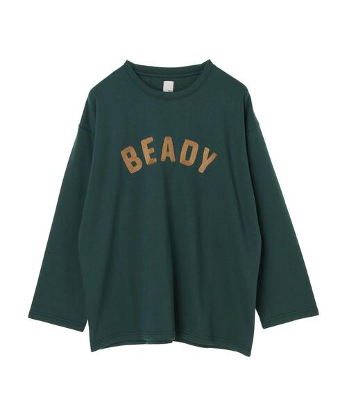 SEVENDAYS=SUNDAY（セブンデイズサンデイ）の「裏毛チェーン刺繍ロンTEE　＊（スウェット・レディース・ブラック/ベージュ/レッド/オフホワイト/アイボリー/カーキ・M/L）」の11枚目の写真