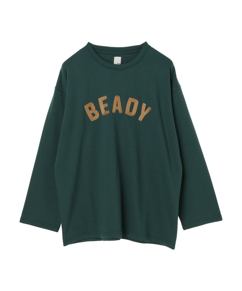 SEVENDAYS=SUNDAY（セブンデイズサンデイ）の「裏毛チェーン刺繍ロンTEE　＊（スウェット・レディース・ブラック/ベージュ/レッド/オフホワイト/アイボリー/カーキ・M/L）」の5枚目の写真