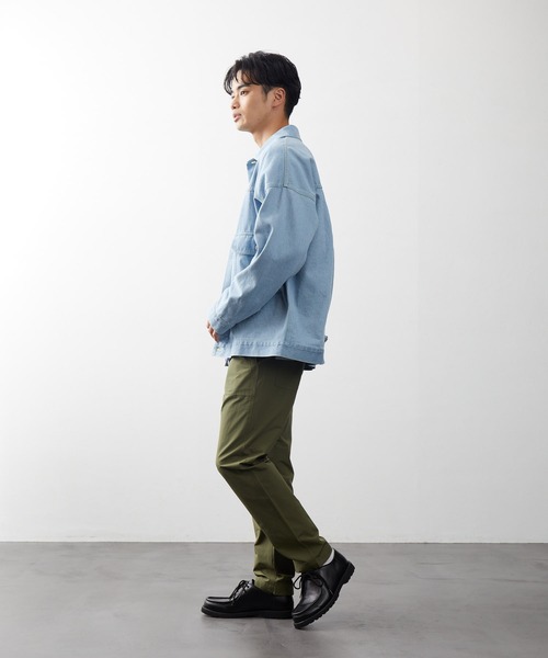 FREAK'S STORE（フリークスストア）の「ビッグシルエット デニムジャケット/デニムジャケット（デニムジャケット・メンズ・インディゴブルー/ライトインディゴブルー・マルチサイズ）」の15枚目の写真