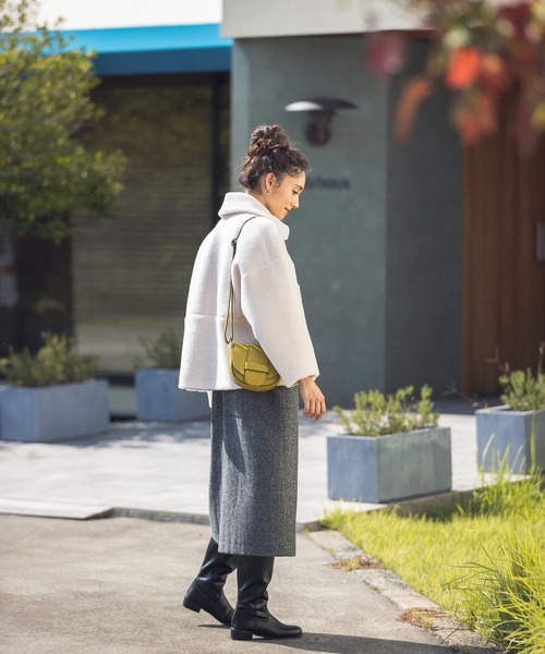 Gready Brilliant（グレディブリリアン）の「センターベルトショルダー（ショルダーバッグ・レディース・オフホワイト/イエロー/チャコール・FREE）」の13枚目の写真