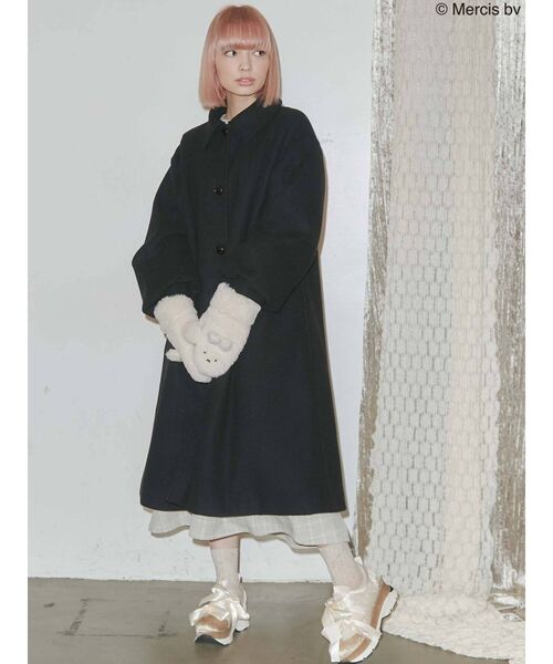 merry jenny（メリージェニー）の「mocomoco miffy mitten（手袋・レディース・アイボリー・FREE）」の9枚目の写真