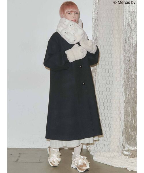 merry jenny（メリージェニー）の「mocomoco miffy mitten（手袋・レディース・アイボリー・FREE）」の13枚目の写真