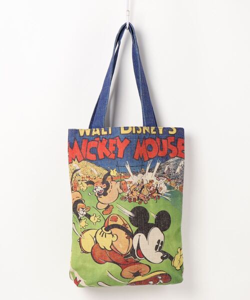 Disney(ディズニー)の「【 Disney 】 ランデヴー ミッキー 麻調タテ型トートバッグ(トートバッグ・レディース・その他4/その他3/その他1/その他2/その他6/その他5・FREE)」の3枚目の写真