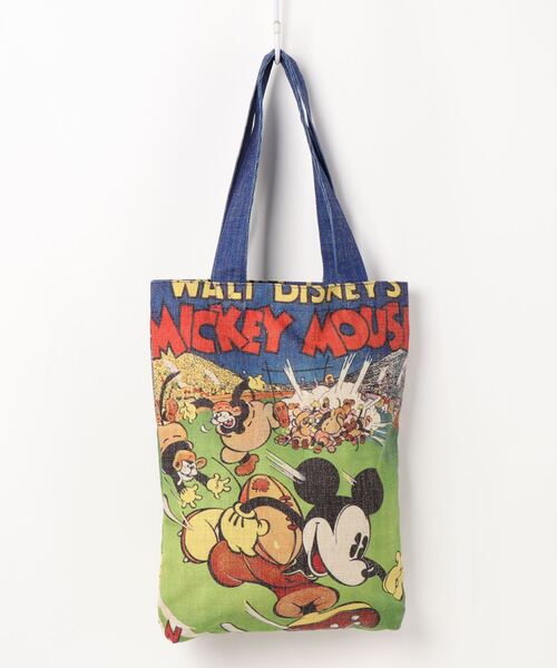Disney(ディズニー)の「【 Disney 】 ランデヴー ミッキー 麻調タテ型トートバッグ(トートバッグ・レディース・その他4/その他3/その他1/その他2/その他6/その他5・FREE)」の7枚目の写真