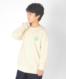 GLAZOS | 裏毛・ドロップショルダーアソートプリントトレーナー(スウェット)