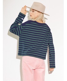 ALEXIA STAM | Stripe Long Sleeve Tee/ストライプロングスリーブティー(Tシャツ/カットソー)
