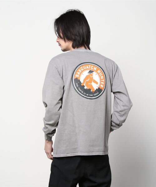 KAVU(カブー)の「KAVU/カブー SASQUATCH HUNTER L/S TEE/サスクワッチハンターティー(Tシャツ/カットソー・メンズ・レッド/アイボリー/グレー/ネイビー/イエロー・X-LARGE/MEDIUM/LARGE)」の13枚目の写真