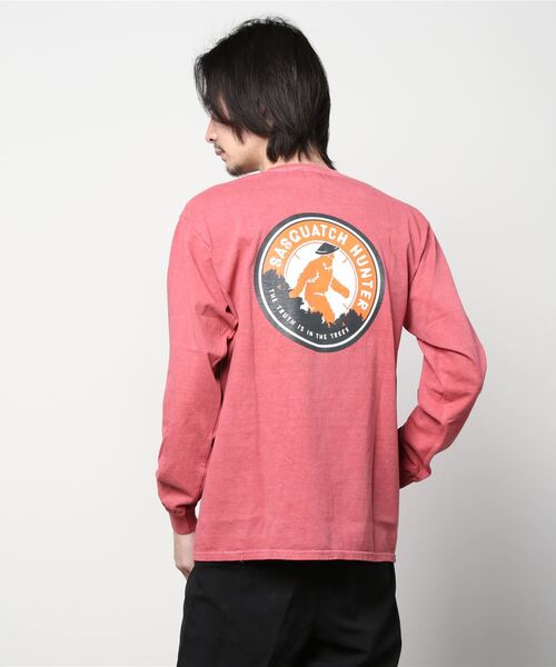 KAVU(カブー)の「KAVU/カブー SASQUATCH HUNTER L/S TEE/サスクワッチハンターティー(Tシャツ/カットソー・メンズ・レッド/アイボリー/グレー/ネイビー/イエロー・X-LARGE/MEDIUM/LARGE)」の15枚目の写真