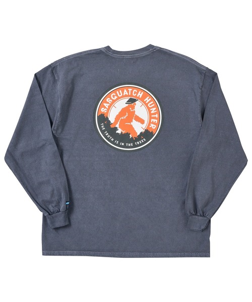 KAVU(カブー)の「KAVU/カブー SASQUATCH HUNTER L/S TEE/サスクワッチハンターティー(Tシャツ/カットソー・メンズ・レッド/アイボリー/グレー/ネイビー/イエロー・X-LARGE/MEDIUM/LARGE)」の4枚目の写真