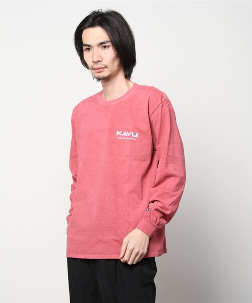 KAVU(カブー)の「KAVU/カブー SASQUATCH HUNTER L/S TEE/サスクワッチハンターティー(Tシャツ/カットソー・メンズ・レッド/アイボリー/グレー/ネイビー/イエロー・X-LARGE/MEDIUM/LARGE)」の14枚目の写真