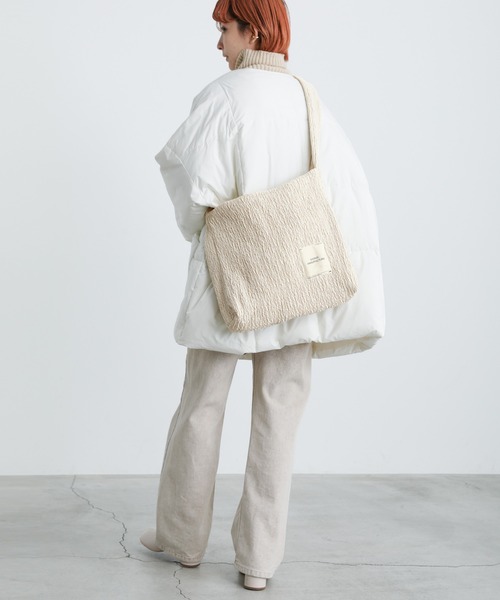 select MOCA（セレクトモカ）の「キルティングスクエアショルダーバッグ（ショルダーバッグ・レディース・ブラック/アイボリー・FREE）」の15枚目の写真