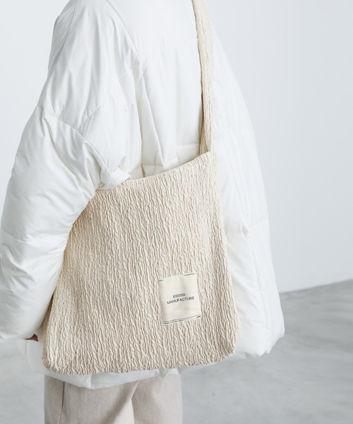 select MOCA（セレクトモカ）の「キルティングスクエアショルダーバッグ（ショルダーバッグ・レディース・ブラック/アイボリー・FREE）」の18枚目の写真