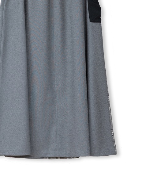 La SRIC（ラスリック）の「La SRIC / アシメチェックフレアSK（スカート・レディース・ブラック/グレー・38）」の13枚目の写真