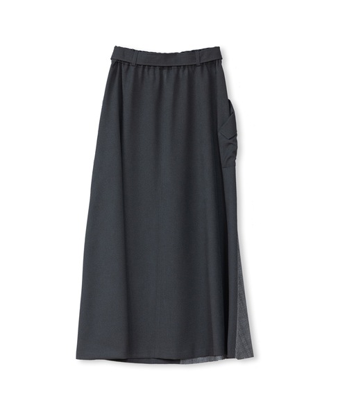 La SRIC（ラスリック）の「La SRIC / アシメチェックフレアSK（スカート・レディース・ブラック/グレー・38）」の20枚目の写真