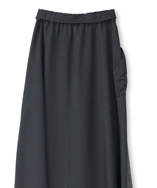 La SRIC（ラスリック）の「La SRIC / アシメチェックフレアSK（スカート・レディース・ブラック/グレー・38）」の22枚目の写真