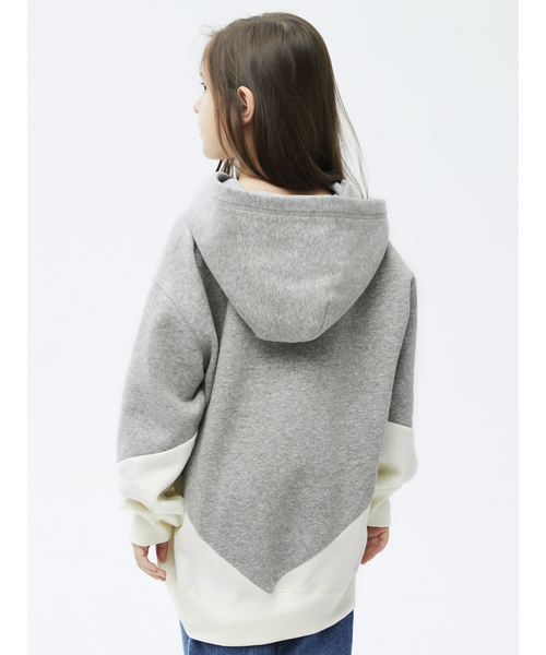 GAP(ギャップ)の「カラーブロック GAPロゴ パーカー (キッズ)(パーカー・キッズ・グレー/ブルー・XS/S/M/L/XL/XXL)」の10枚目の写真
