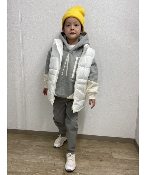 GAP(ギャップ)の「カラーブロック GAPロゴ パーカー (キッズ)(パーカー・キッズ・グレー/ブルー・XS/S/M/L/XL/XXL)」の16枚目の写真