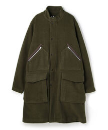 schott（ショット）の「Schott/ショット/WOOL MILITARY COAT/ウールミリタリーコート（ステンカラーコート）」