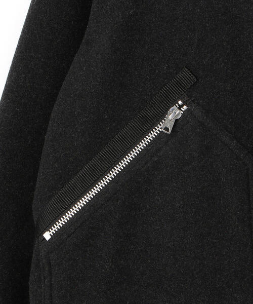 schott（ショット）の「Schott/ショット/WOOL MILITARY COAT/ウールミリタリーコート（ステンカラーコート・メンズ・ブラック/オリーブ・MEDIUM/LARGE/X-LARGE/FREE）」の7枚目の写真