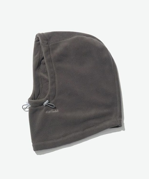 WILD THINGS(ワイルドシングス)の「WILDTHINGS / ワイルドシングス POLARTEC WIND NECK HOODY ポーラテックネックフーディー フリース(ネックウォーマー/スヌード・メンズ・ブラック/グレー/オリーブドラブ・FREE)」の9枚目の写真