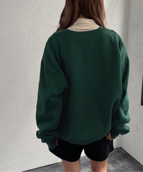 apres jour mignon(アプレジュールミニョン)の「アソートスウェット2【ZOZOTOWN限定アイテム】(スウェット・レディース・ブラック/ダークグリーン/オフホワイト/グリーン/アイボリー/その他/ボルドー/マスタード/ブラック系その他/ナチュラル・X-LARGE/フリー)」の19枚目の写真