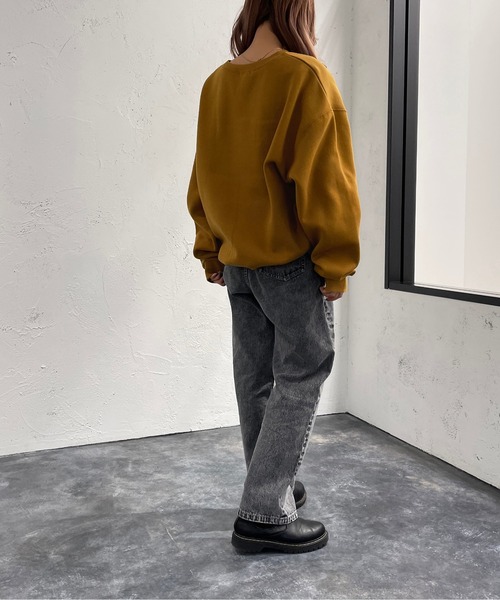 apres jour mignon(アプレジュールミニョン)の「アソートスウェット2【ZOZOTOWN限定アイテム】(スウェット・レディース・ブラック/ダークグリーン/オフホワイト/グリーン/アイボリー/その他/ボルドー/マスタード/ブラック系その他/ナチュラル・X-LARGE/フリー)」の12枚目の写真