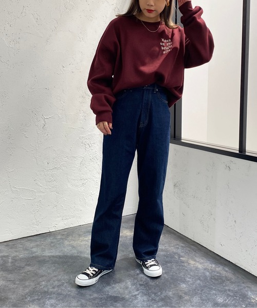 apres jour mignon(アプレジュールミニョン)の「アソートスウェット2【ZOZOTOWN限定アイテム】(スウェット・レディース・ブラック/ダークグリーン/オフホワイト/グリーン/アイボリー/その他/ボルドー/マスタード/ブラック系その他/ナチュラル・X-LARGE/フリー)」の21枚目の写真